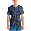 Blue Swirl Abstract Designer Women’s/Men's T-shirt