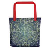 Vintage Zodiac Constellation of The Northern Stars Tote