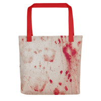 Bloody Handprints Tote bag