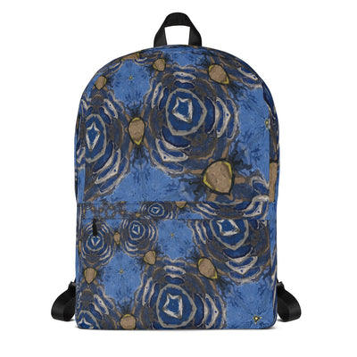 Blue Abstract Backpack