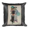 Beautiful Fashionable 1920s Ladies Premium Pillow