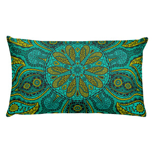 Boho Green Premium Pillow