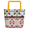 Bohemian Floral Beach Bag