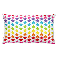 Colorful Stars Rectangular Pillow