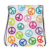 Peace Sign Drawstring bag