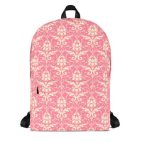 Pink Shabby Chic Floral Backpack