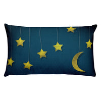 Paper Stars & Moon Rectangular Pillow