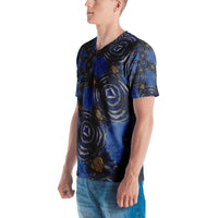 Blue Swirl Abstract Designer Women’s/Men's T-shirt