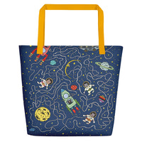 Astronut Cats Beach Bag