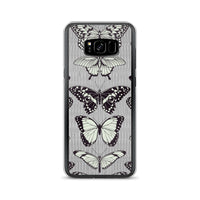 Black and Beige Butterfly Samsung Case