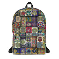 Bohemian Squares Backpack