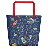 Astronut Cats Beach Bag