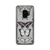 Black and Beige Butterfly Samsung Case