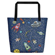 Astronut Cats Beach Bag