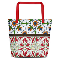 Bohemian Floral Beach Bag