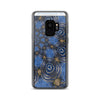 Blue Swirl Abstract Samsung Case