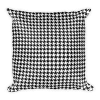 Houndstooth Square Pillow