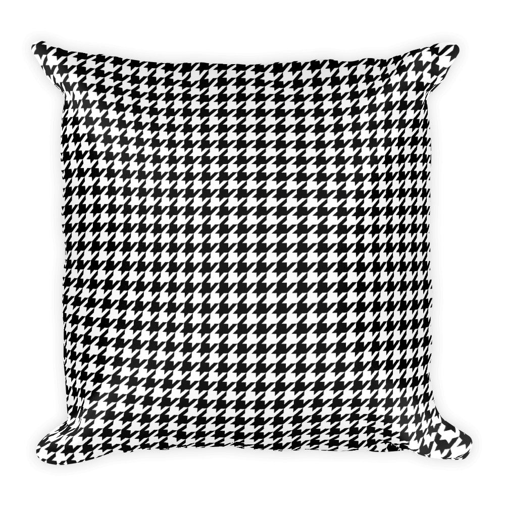 Houndstooth Square Pillow