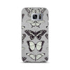 Black and Beige Butterfly Samsung Case