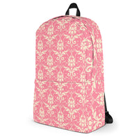 Pink Shabby Chic Floral Backpack