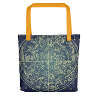 Vintage Zodiac Constellation of The Northern Stars Tote