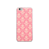 Pink Shabby Chic Floral iPhone Case