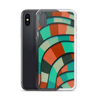 Mosaic Abstract Waves iPhone Case Cover