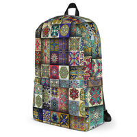 Bohemian Squares Backpack