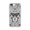 Black and Beige Butterfly iPhone Case