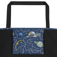 Astronut Cats Beach Bag