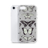 Black and Beige Butterfly iPhone Case