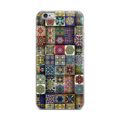 Bohemian Squares iPhone Case