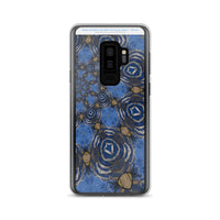 Blue Swirl Abstract Samsung Case