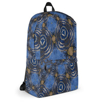 Blue Abstract Backpack