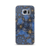 Blue Swirl Abstract Samsung Case