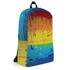 Abstract Rainbow Designer Backpack