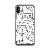 Abstract Kitty Cat iPhone Case