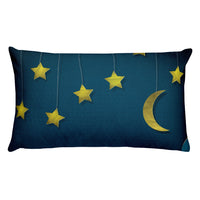 Paper Stars & Moon Rectangular Pillow