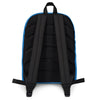 Abstract Blue Beige White Brick Designer Backpack