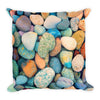 Colorful Stones Square Pillow