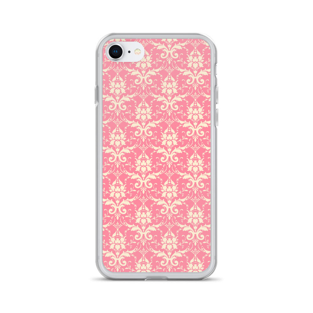 Pink Shabby Chic Floral iPhone Case