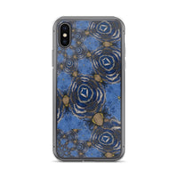 Blue Swirl Abstract iPhone Case