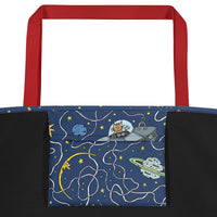 Astronut Cats Beach Bag