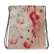 Bloody Handprints Drawstring bag