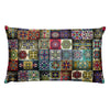 Bohemian Squares Rectangular Pillow