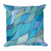 Soothing Waves Square Pillow